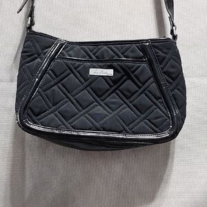 Vera Bradley Black Quilted Shoulder Bag